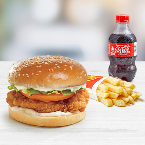 Big Boss Burger, Regular Chips & 300 ML Coke